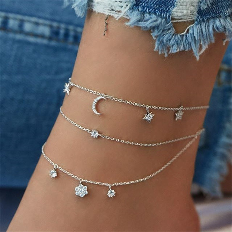 Foot jewellery, lady accessories